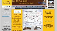 Desktop Screenshot of gemcityrealestate.com
